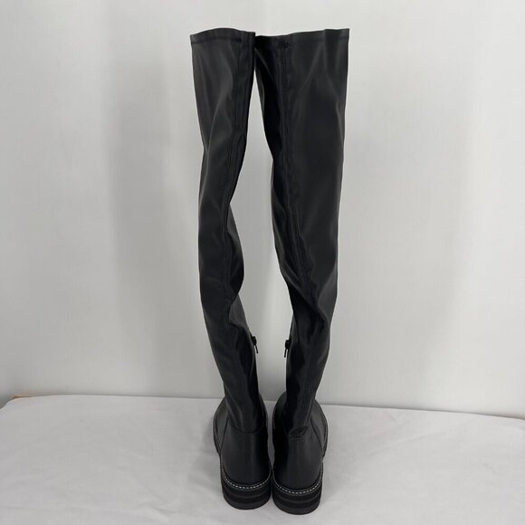 Aster Kandi Ecoflex Over-the-Knee Black Boots – Size 8 NWBox - Picture 3 of 9